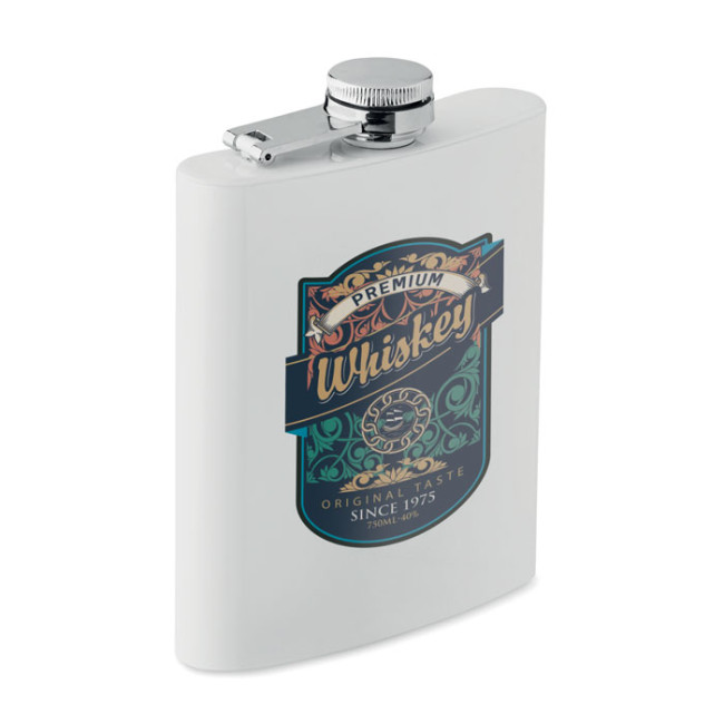 Custom Printed Sublimation Slim Hip Flask