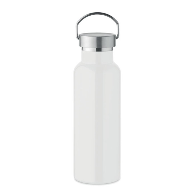 Custom Printed Double Wall Recycled Vacuum Bottle 500ml - Image 2