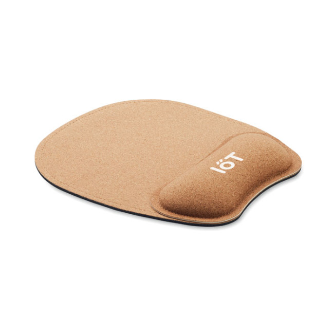 Custom Printed Ergonomic Cork Mouse Mat - Image 2