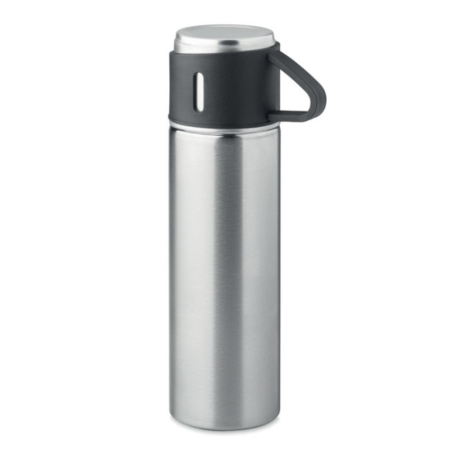 Custom Printed Double Wall Stainless Steel Flask 420ml - Image 3