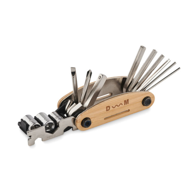 Branded Multi Tool Pocket In Bamboo