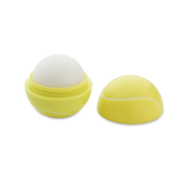 Branded Lip Balm In Tennis Ball Shape