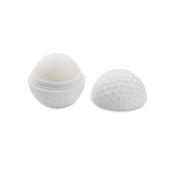 Branded Lip Balm In Golf Ball Shape