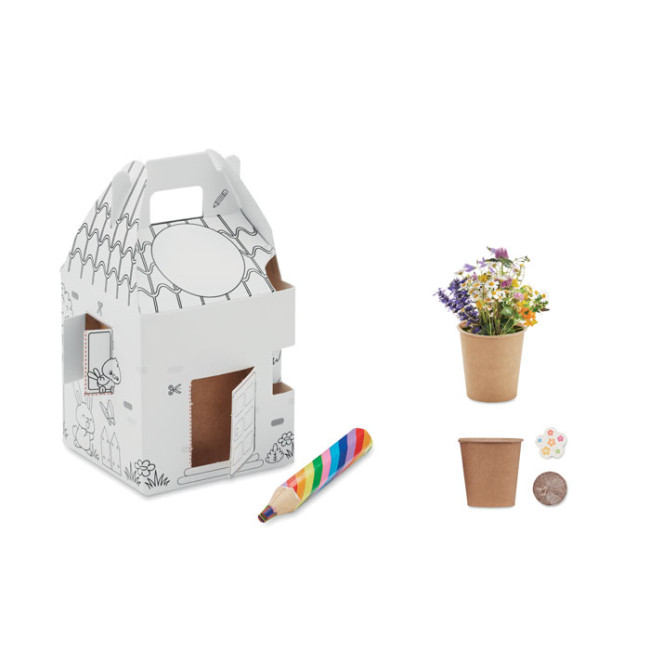 Custom Printed House Shaped Seeds Grow Set - Image 1