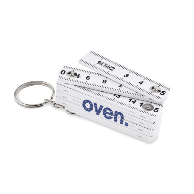 Branded Carpenters Ruler Key Ring 50cm