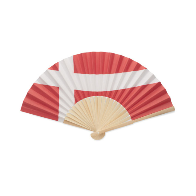 Custom Printed Manual Fan Flag Design - Image 5