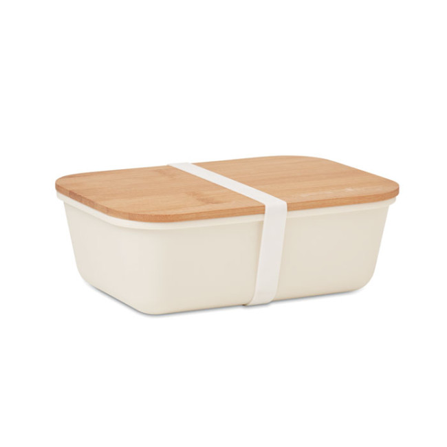 Branded Lunch Box With Bamboo Lid - Image 2