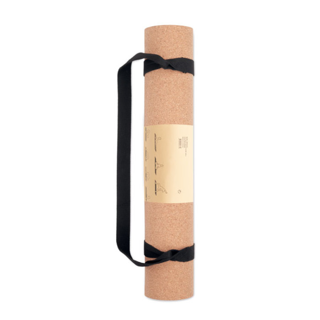 Custom Printed Cork Yoga Mat