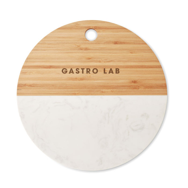 Branded Marble/ Bamboo Serving Board