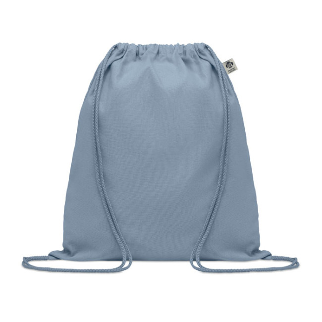 Custom Printed Organic Cotton Drawstring Bag - Image 5