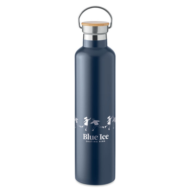 Custom Printed Double Wall Stainless Steel Flask 1L - Image 3