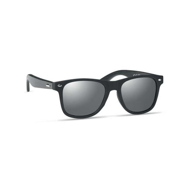 Branded Sunglasses With Bamboo Arms - Image 3