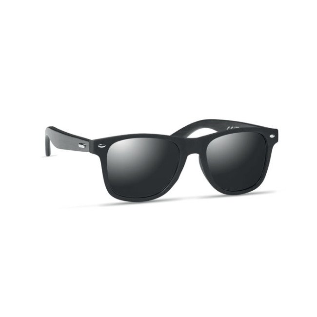 Branded Sunglasses With Bamboo Arms - Image 1