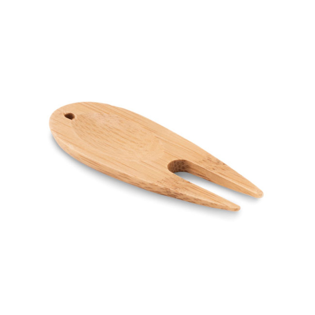 Branded Bamboo Golf Divot Tool