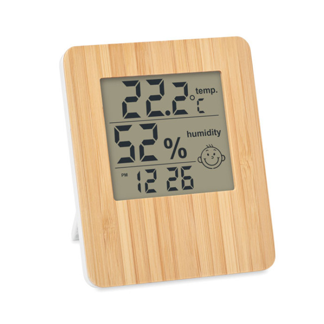 Branded Bamboo Weather Station