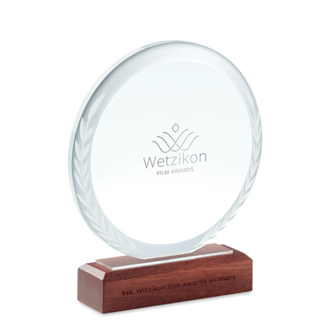 Custom Printed Round Award Plaque