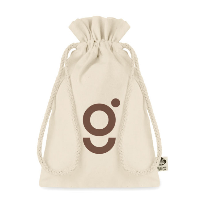 Custom Printed Small Organic Cotton Gift Bag