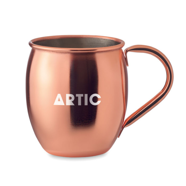 Custom Printed Cocktail Copper Mug 400ml