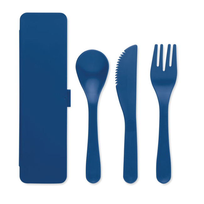 Custom Printed Cutlery Set Recycled PP - Image 2