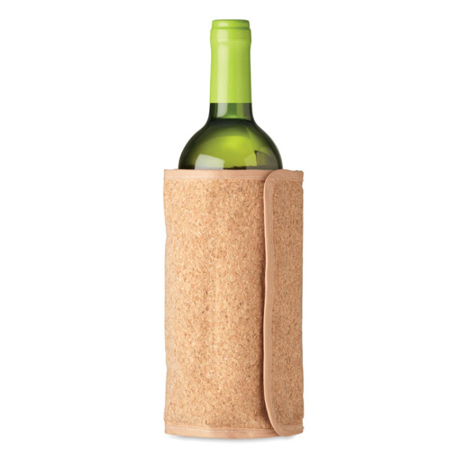 Custom Printed Soft Wine Cooler In Cork Wrap