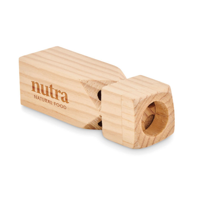 Custom Printed Wooden Train Whistle