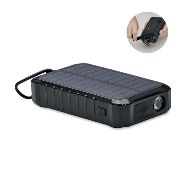 Custom Printed 8000 Mah Solar Dynamo Charger