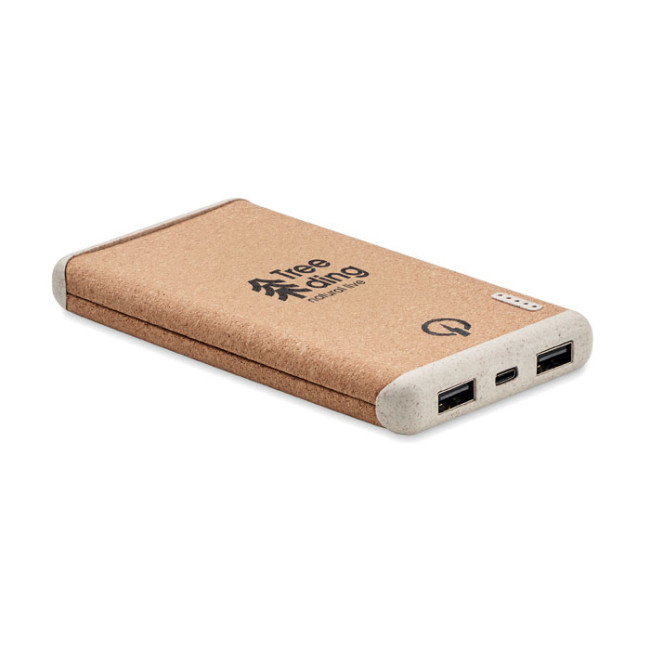 Custom Printed Wireless 10000Mah Powerbank