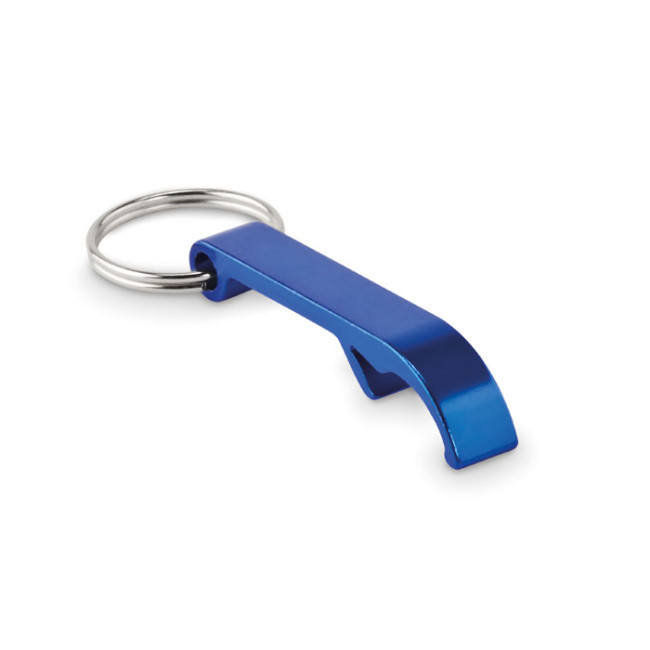 Custom Printed Recycled Aluminium Bottle Opener Key Ring - Image 3