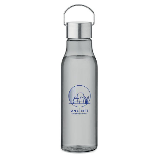 Custom Printed RPET Bottle With PP Lid 600ml - Image 1