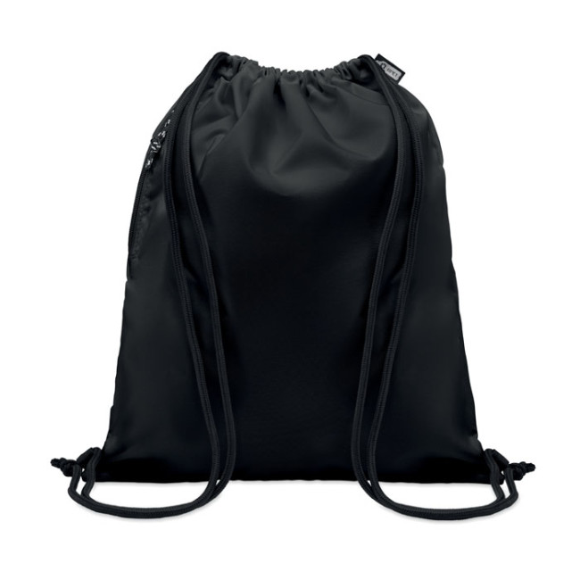 Custom Printed Large Drawstring Bag 300D RPET - Image 1