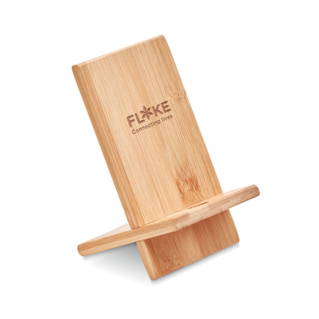 Branded Bamboo Phone Stand/ Holder