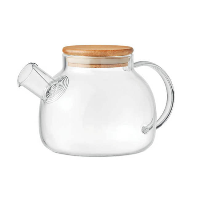 Branded Teapot Borosilicate Glass 850ml