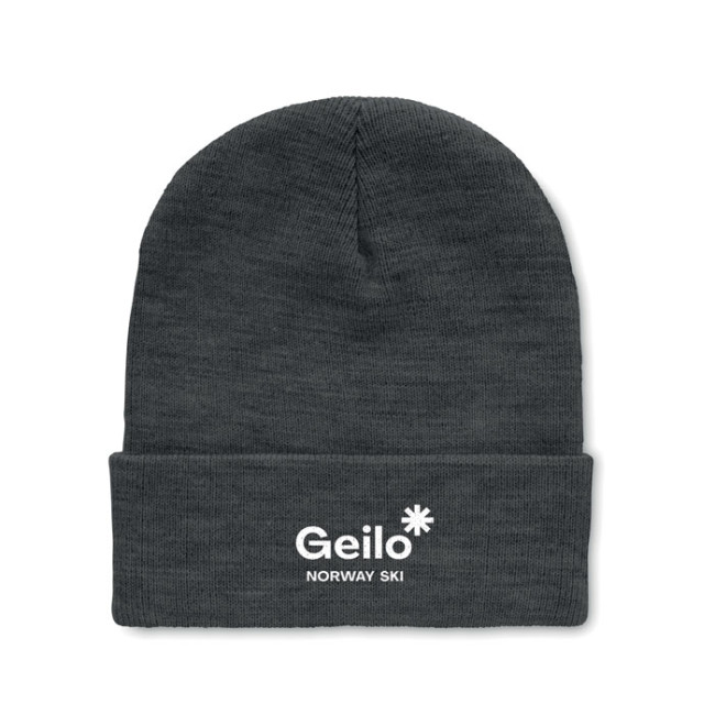 Custom Printed Beanie In RPET With Cuff - Image 1