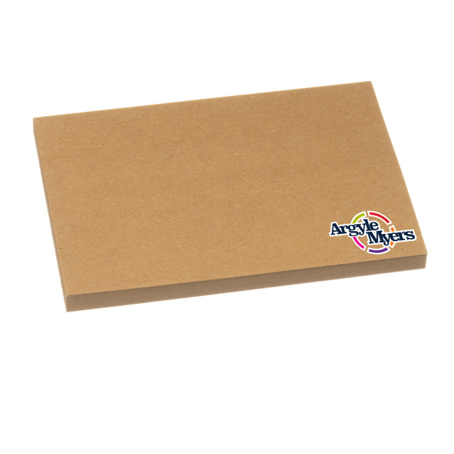 Custom Printed Kraft Paper Sticky Notes 105x75mm (A7)