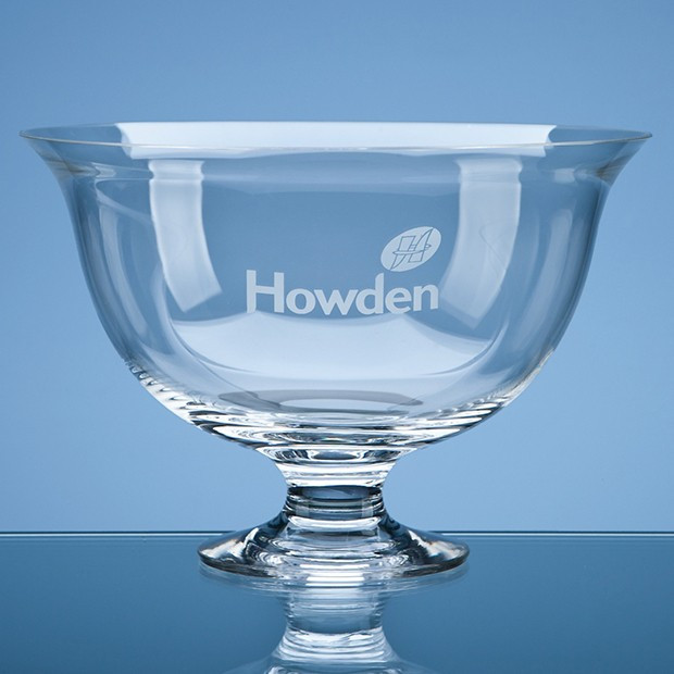 Custom Printed 23cm Dartington Crystal Fortuna Bowl