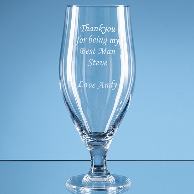 Branded 0.38ltr Stelara Beer Glass