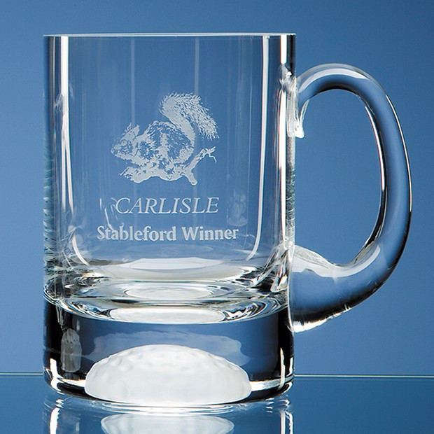 Branded 1pt Handmade Golf Ball Base Tankard