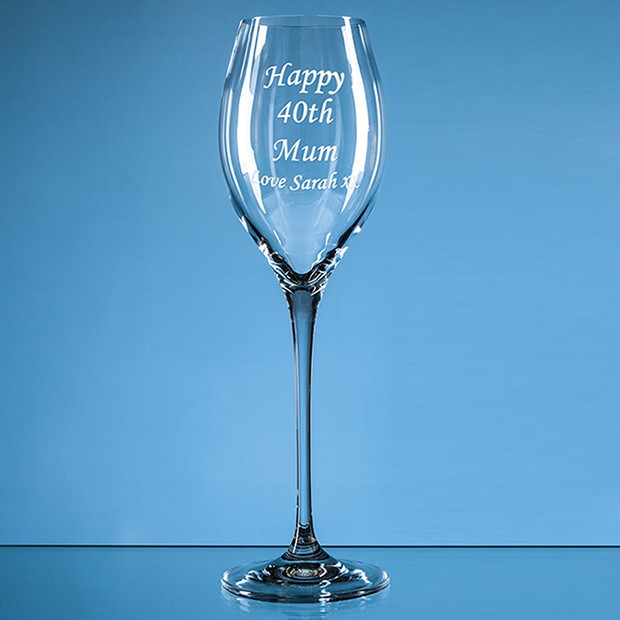 Custom Printed 280ml Infinity Prosecco Glass*