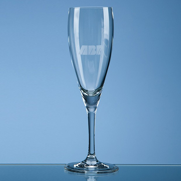 Custom Printed 230ml Roma Crystalite Champagne Flute