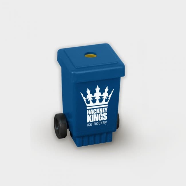 Custom Printed Green & Good Wheelie Bin Pencil Sharpener - Recycled - Image 3