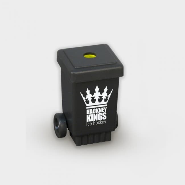 Custom Printed Green & Good Wheelie Bin Pencil Sharpener - Recycled - Image 5