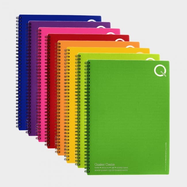 Custom Printed Green & Good A4 Polypropylene Wire Notebooks - Recycled - Image 1