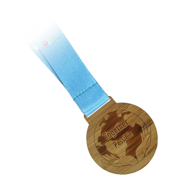 Branded Bamboo Medal