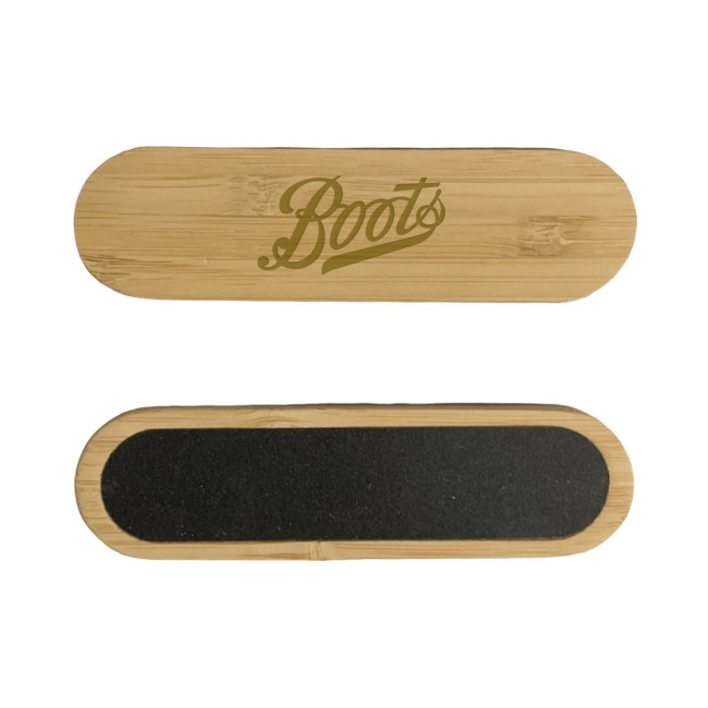 Branded Bamboo Nail File