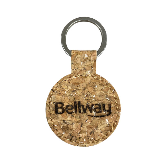 Custom Printed Cork Keyring