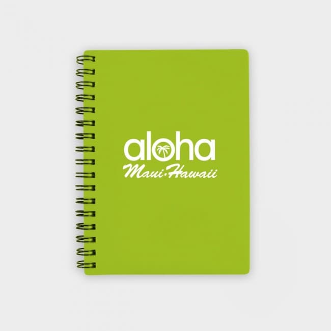 Custom Printed Green & Good A6 Polypropylene Wire Notebooks - Recycled - Image 3