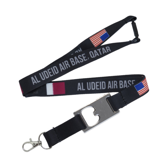 Custom Printed Dye Sublimation Lanyard with Bottle Opener