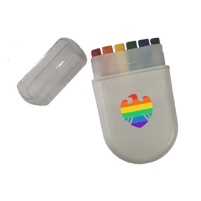 Custom Printed Rainbow Face Paint