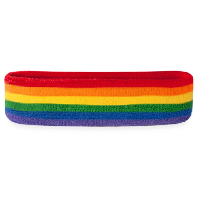 Custom Printed Rainbow Head Sweatband