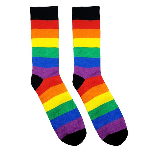 Custom Printed Rainbow Socks